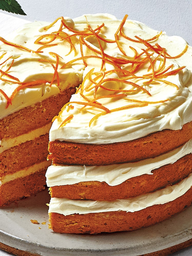 Sweet Potato Cake With Salted Cream Cheese Frosting